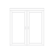 Winguard® Aluminum FD101H. PGT Essential French Door.