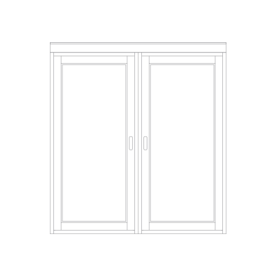 Classicvue™ Aluminum FD101. PGT Essential French Door.