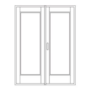 Classicvue Max™ Aluminum FD650. PGT Preferred French Door