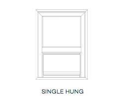Single Hung Impact Window miami